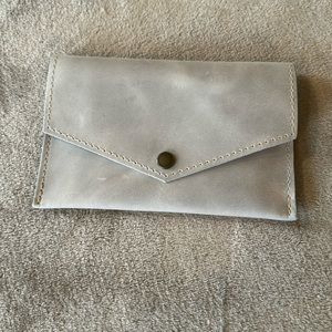 Portland Leather Envelope In Beluga. Brand New.